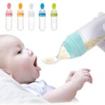 Silicone Bottle Feeding Baby Spoon Feeder